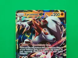 Pokemon TCG Lycanroc GX SM Guardians Rising 74/145 Holo Ultra Rare - Image 3