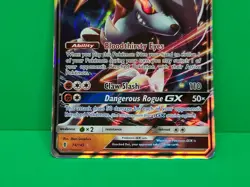 Pokemon TCG Lycanroc GX SM Guardians Rising 74/145 Holo Ultra Rare - Image 4