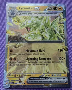 Pokemon TCG, Tyranitar Ex 066/197 - Obsidian Flames - Image 1