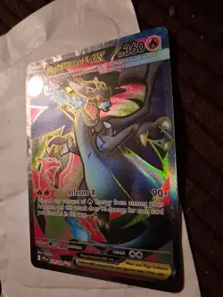 POKEMON Mega Charizard X EX 109/094 ULTRA RARE FULL ART HOLO Phantasmal Flames - Image 3