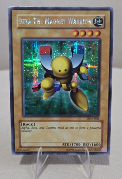 Yu-Gi-Oh Beta The Magnet Warrior DOR-002 Duelist of the Roses Secret Rare - Image 1