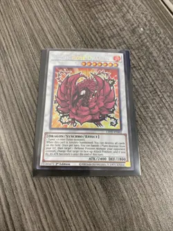 Yugioh Black Rose Dragon L5DD-ENS02 Secret Rare 1st Edition Near Mint - Image 1