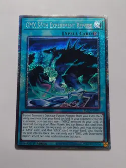 GMX 55TH EXPERIMENT REPORT BLZD-EN094 STARLIGHT RARE 1st Ed YUGIOH *NEW & MINT* - Image 1