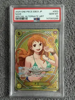 Nami (053) Eb03-053 Extra Booster: One Piece Heroines Edition Foil - Image 1