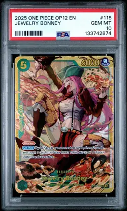 Jewelry Bonney One Piece Op12-Legacy Of The Master 118 NM PSA 10 - Image 1