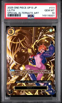 Lilith 111 Special Alternate Art One Piece Japanese PSA 10 - Image 1