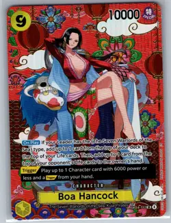 Boa Hancock - (SP) OP14-112 English The Azure Sea's Seven - One Piece Card - NM - Image 1