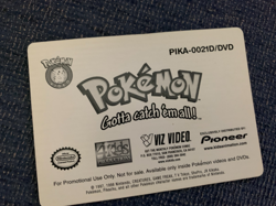 1998 Pokemon Pioneer Viz Video Lenticular Promo - Togepi - PIKA-0021D - Image 2