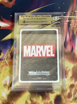2023 Weiss Schwarz Marvel Thanos SP MAR/SE40-019SP SP Gold Stamp BGS 9.5 - Image 2