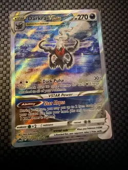 Darkrai VSTAR GG50/GG70 Special Art Crown Zenith Pokemon Card NM - Image 1