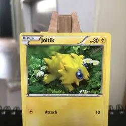 Pokemon Trading Card Game Steam Siege Joltik Card #41/114 - Image 3