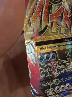 Pokemon TCG M Blastoise EX Full Art Ultra Rare Card 102/108 XY Evolutions MP-HP+ - Image 2