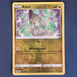Axew 110/172 - Brilliant Stars - Common Reverse Holo Pokemon Card - NM - Image 1