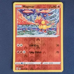 Magmar 019/172 - Brilliant Stars - Common Reverse Holo Pokemon Card - NM - Image 1