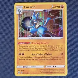 Lucario 079/172 - Brilliant Stars - Rare Holo Pokemon Card - NM - Image 1