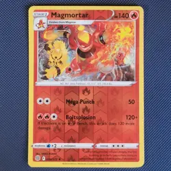 Magmortar 020/172 - Brilliant Stars - Rare Reverse Holo Pokemon Card - NM - Image 1