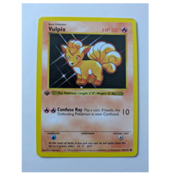 vulpix 1st edition shadowless 68/102 Pokemon Card - Image 1