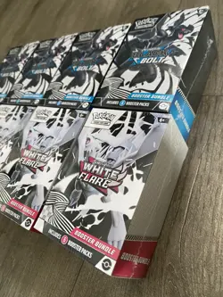 Pokemon TCG 8x Black Bolt & White Flare Booster Bundles New Sealed Lot - Image 3