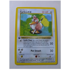 Farfetch'd 1st edition Shadowless 027/102 English Pokemon Card - Image 1
