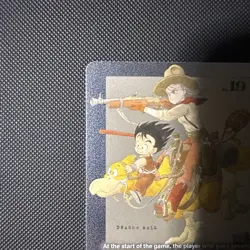 Son Goku Bulma E-43 Silver Energy Marker Dragon Ball Manga Booster Card Fusion - Image 4
