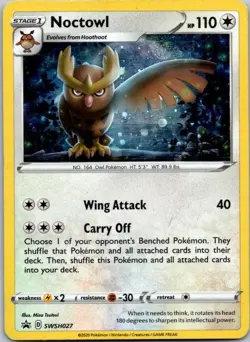 Noctowl - Promo SWSH: Sword & Shield Promo Cards SWSH027 LP - Image 1