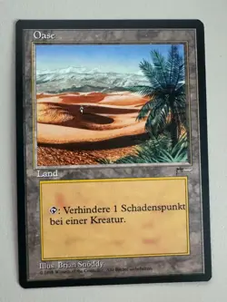 5x Oase | Oasis Uncommon Land MTG - Renaissance deutsch ©1995 NM - Image 5
