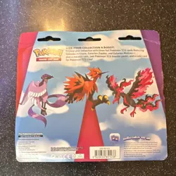 Pokemon Sword & Shield Booster Pack Galarian Articuno Zapdos Moltres Foil Coin - Image 2