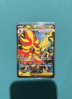 Mega Pyroar ex CRI EN 099/086 Pokemon Chaos Rising English Ultra Rare Full Art - Image 1