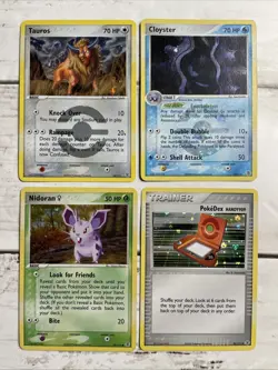 Pokemon TCG e-Reader EX FireRed LeafGreen Skyridge Lot 4 Pikachu - Image 1
