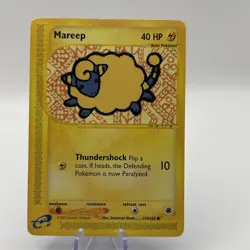 Pokemon TCG Mareep Expedition Base Set 119/165 Regular Common - Image 1