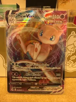 Pokemon TCG Mew VMAX 114/264 Swsh08: Fusion Strike Holo Ultra Rare - Image 1