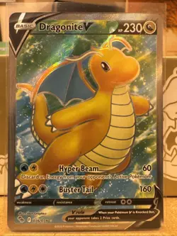 Dragonite V (Full Art) 076/078 Pokemon GO Holo - Image 1