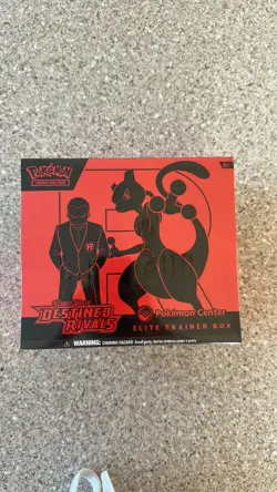 Pokemon Center Elite Trainer Box Destined Rivals Pokemon TCG *DAMAGED* - Image 1