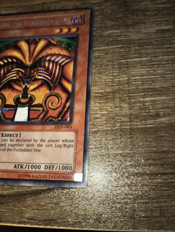 Yu-Gi-OH EXODIA THE FORBIDDEN ONE DDS-003 SECRET RARE MP - Image 3