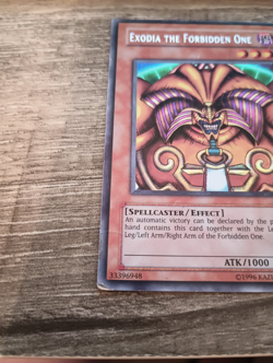 Yu-Gi-OH EXODIA THE FORBIDDEN ONE DDS-003 SECRET RARE MP - Image 4