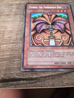 Yu-Gi-OH EXODIA THE FORBIDDEN ONE DDS-003 SECRET RARE MP - Image 5