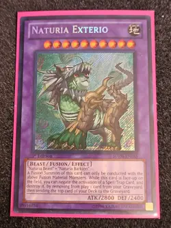 Yugioh Naturia Exterior HA04-EN055 Secret Rare NM - Image 1