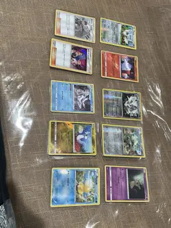 Laminated Pokemon TCG 10 Card Lot Holo - Image 1