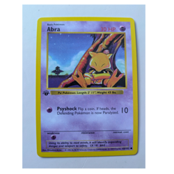 abra Shadowless 1st edition 43/102 Pokemon card - Image 1