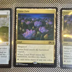 Magic: The Gathering Gilded Lotus & 2 Lotus Field Card Lot - Image 2