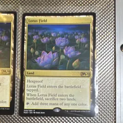 Magic: The Gathering Gilded Lotus & 2 Lotus Field Card Lot - Image 4