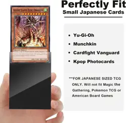 Black Yu-gi-oh Card Sleeve 200 Pack, Japanese Small Sleeves - Image 2