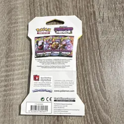 Pokemon sleeved Unified Minds Booster Pack 10 Cards (2019) - Image 2