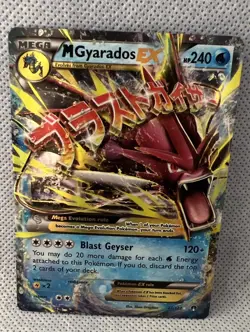 M Gyarados EX 27/122 Breakpoint Holo Pokemon - Image 1