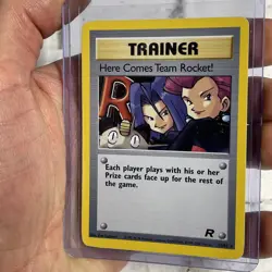Here Comes Team Rocket 15/82 WoTC Team Rocket Holo Rare Vintage Pokemon Card NM - Image 2