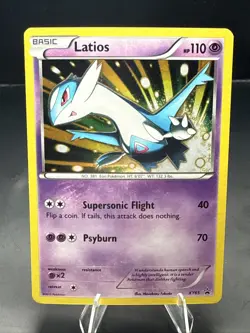 Pokemon TCG Latios XY65 XY Promo Basic Holo Card English - Image 1