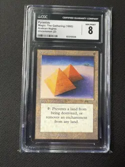 MTG ARABIAN NIGHTS PYRAMIDS CGC 8 - Image 1