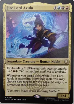 MTG Fire Lord Azula Commander Deck – Grixis Spell Copy Engine 🔥 Avatar EDH - Image 1