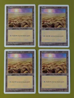 Plains (432) x4 Fifth Edition 5th 4x Magic the Gathering MTG White Border - Image 1