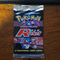 Pokemon Team Rocket Sealed Booster Pack 11 Cards Wizards of the Coast 2000 - Image 1